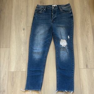 Classic Blue Straight Leg Jeans